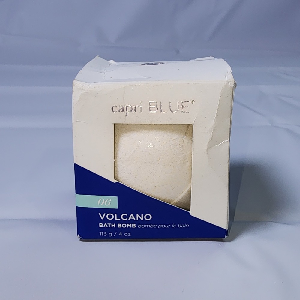Capri Blue Volcano Bath Bomb 4 oz Moisturizing Vegan Gluten Free Shea Butter